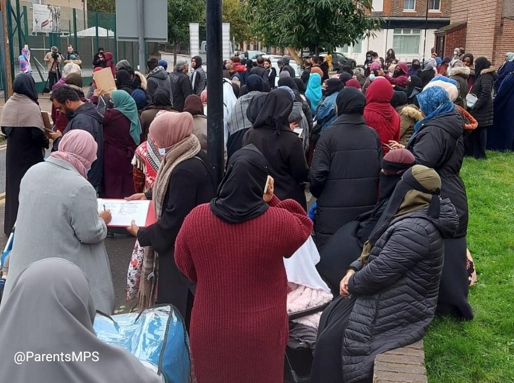 Parents of Manorfield (@parentsmps) on Twitter photo After numerous failed attempts to engage <a href="/ManorfieldPri/">Manorfield Primary S</a> regarding new Relationship and Sex Education (RSE) policy, parents turn out in large numbers to protest.
<a href="/TowerHamletsNow/">Tower Hamlets Council</a> <a href="/MayorJohnBiggs/">Mayor John Biggs</a>
<a href="/ApsanaBegumMP/">Apsana Begum MP</a> <a href="/SafJama/">Safia Jama MBE</a> <a href="/rushanaraali/">Rushanara Ali MP 💙</a> <a href="/THParents/">Tower Hamlets Parents Association</a> <a href="/lucycwilliamson/">Lu Williamson 💎</a> After numerous failed attempts to engage <a href="/ManorfieldPri/">Manorfield Primary S</a> regarding new Relationship and Sex Education (RSE) policy, parents turn out in large numbers to protest.
<a href="/TowerHamletsNow/">Tower Hamlets Council</a> <a href="/MayorJohnBiggs/">Mayor John Biggs</a>
<a href="/ApsanaBegumMP/">Apsana Begum MP</a> <a href="/SafJama/">Safia Jama MBE</a> <a href="/rushanaraali/">Rushanara Ali MP 💙</a> <a href="/THParents/">Tower Hamlets Parents Association</a> <a href="/lucycwilliamson/">Lu Williamson 💎</a>