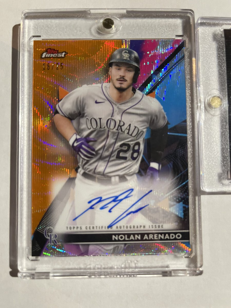 LEBCards's tweet photo. 2020 Topps Finest Nolan Arenado /25 $75 obo @Hobby_Connect @HobbyConnector https://t.co/oB6cV96f9Z