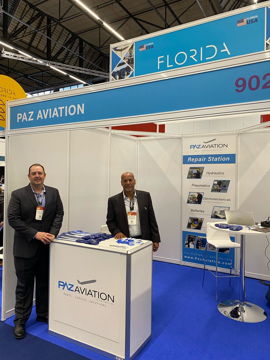 It's been a great event today in Amsterdam. If you're here, come say hello, we're at booth 9021 #MROE #MROEurope #AviationWeek
