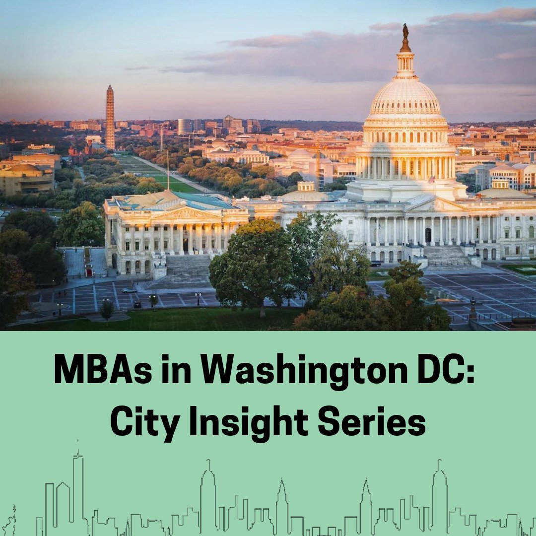 RelishCareers's tweet photo. Utilizing data provided by MBAs across the nation, we're able to analyze metrics such as compensation, common functional roles &amp; industries, &amp; the companies that hire a large number of MBAs in any major city. Fourth up on our analysis: Washington DC.

https://t.co/4I7m2j9wiF https://t.co/DNu5T14woA