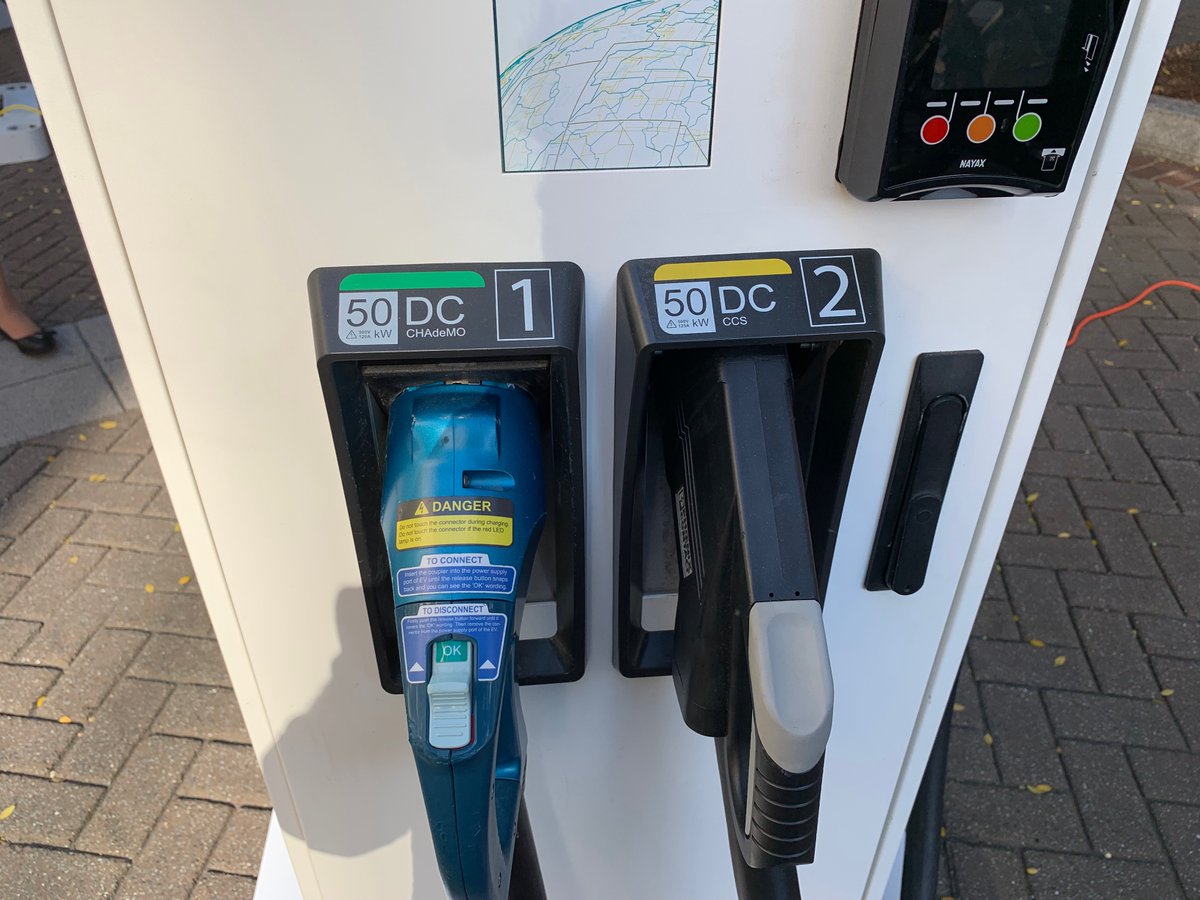 USDOT's tweet image. Imagine a network of 500,000 of chargers 🔋 just like these, available to Americans across the country. We can’t wait to get started building.