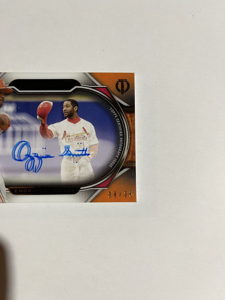 LEBCards's tweet photo. 2021 Topps Tribute Ozzie Smith /25 $100 shipped @Hobby_Connect @HobbyConnector https://t.co/S6xm3XlV7a