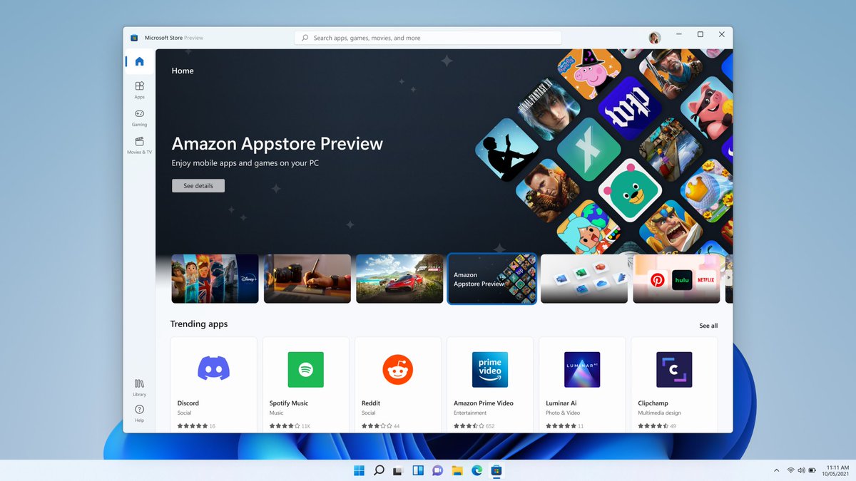 windowsinsider's tweet image. Introducing Android™ Apps on Windows 11 to #WindowsInsiders aka.ms/AndroidAppsWin…