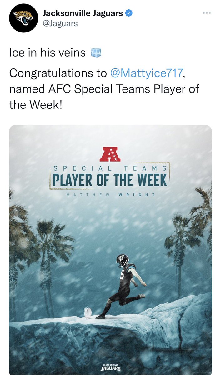 UCFALUMNI's tweet photo. Matt Wright ’18       Matt Prater ’05

                            🤝
- @NFL Special Teams Players of the Week
- Being named Matt https://t.co/7I4WyMpkOY