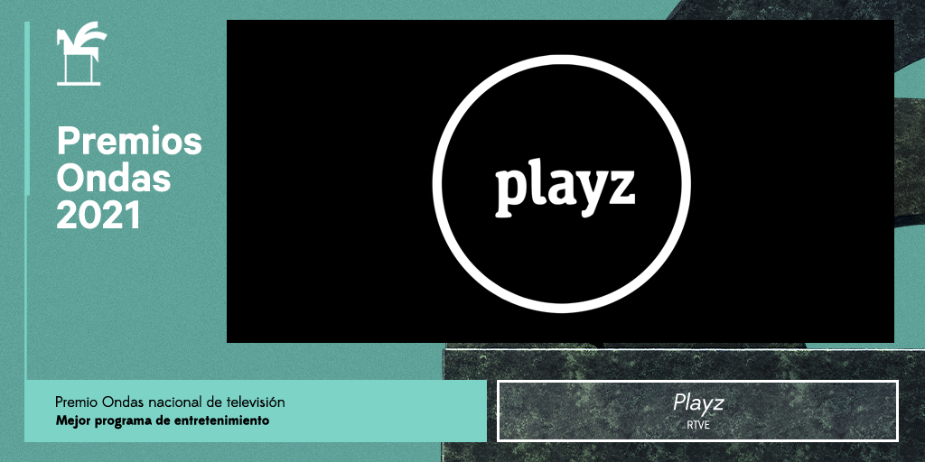 📺 Premio #Ondas2021 nacional de televisión
🔹 Mejor programa de entretenimiento:
al contenido de <a href="/playz/">playz</a> de <a href="/RTVE/">RTVE</a>