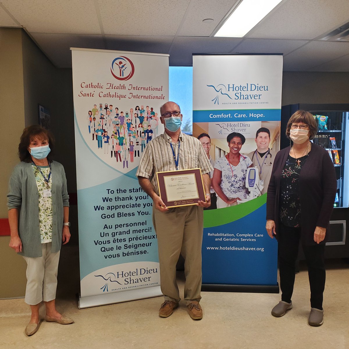 It brings us great pleasure to announce the 2021 CHI Volunteer Excellence Award to <a href="/Jim_D_Prescott/">Jim Prescott</a>, Patient and Family Advisor at HDS. Please join us in congratulating Jim on this outstanding achievement!

Read about Jim's contributions to HDS  |  bit.ly/3lYfdmz
