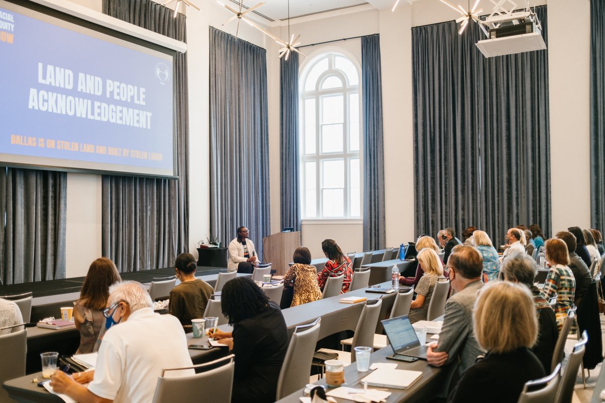 DallasTRHT's tweet photo. We are celebrating our 2021 #DallasTRHT Racial Equity NOW Non-Profit Cohort in today's final session. #howweheal #racialequitynow https://t.co/9AQ61H43cE