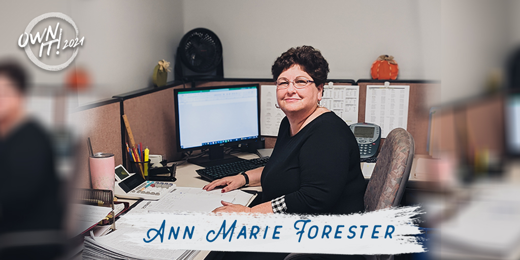 parksite's tweet photo. APC Sr. Accountant, Ann Marie Forester, is our #Parksite #OwnIt Associate of the Week. For 24 yrs she has demonstrated her dedication by supporting her teams & never turning down new responsibilities. Usually the last to leave the building, always the first to show how to #OwnIt https://t.co/ygMqBUWWhE