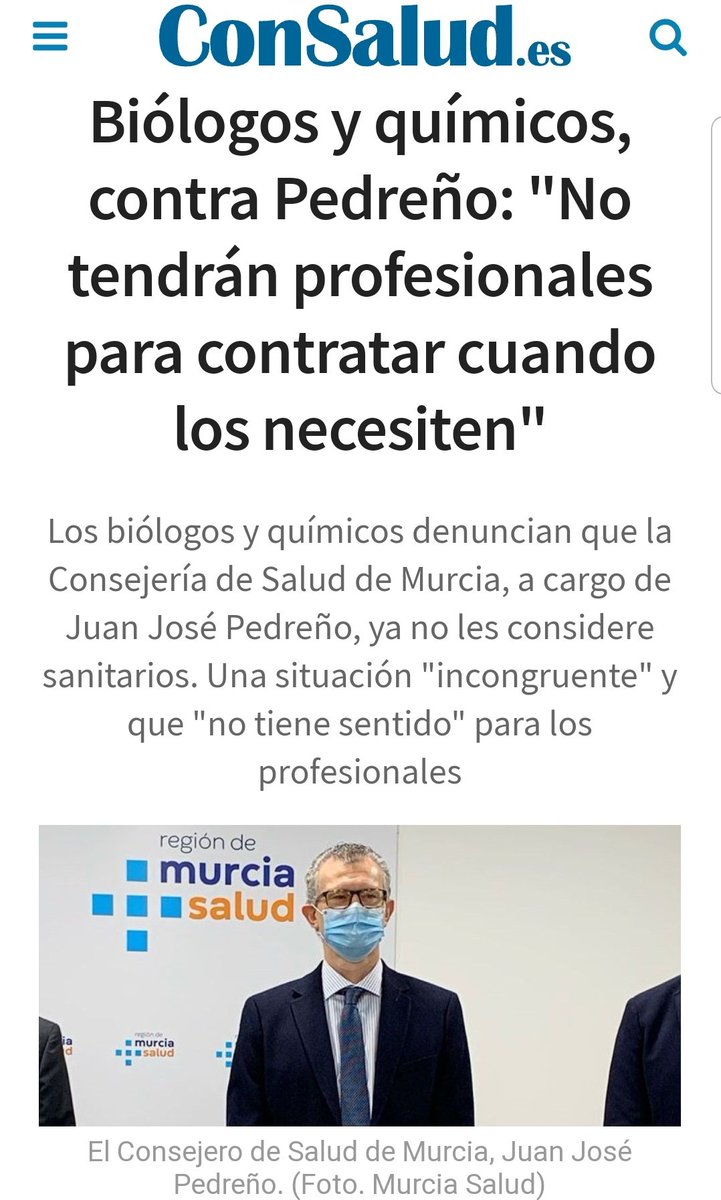 Cuando vayáis a votar, dadle las gracias a este señor en las urnas por jodernos vivos.

👇🏼
consalud.es/profesionales/…