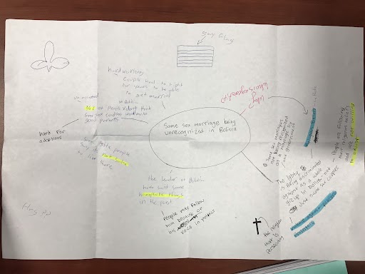 JaceD_nthc's tweet photo. We don't write just to write. We write to inform, to spread awareness and to even create change in the world around us. @Newtechcoppell we write to spread awareness about Bolivia’s laws and discrimintation against same sex marraige and the LGBT asa whole for #Slamming4aCause https://t.co/JLDFc7JcTR