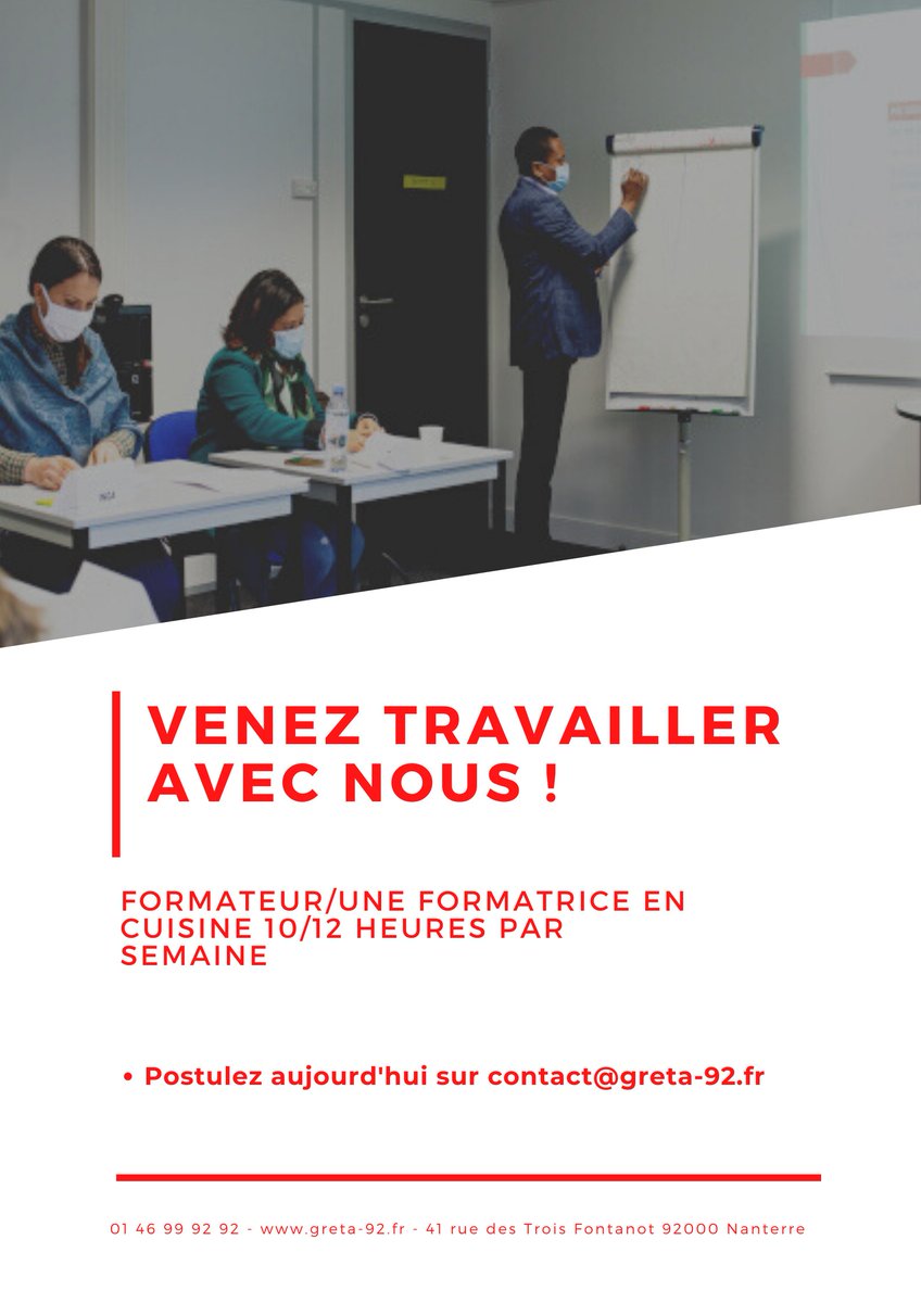 Greta92_'s tweet photo. 🔴🔴 On recrute ! 
A vos CV 🔥 https://t.co/4T8EDYdEpm