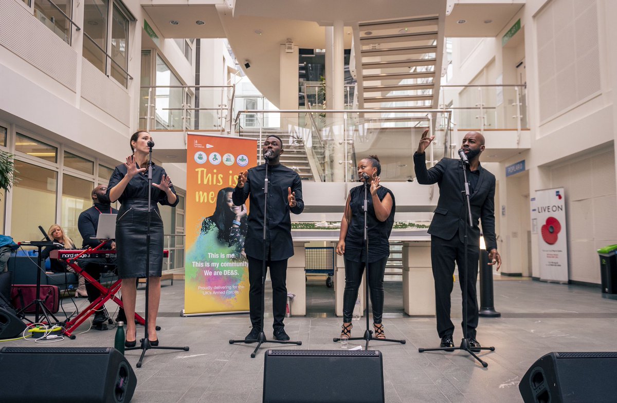 UKArmaments's tweet photo. Yesterday we celebrated our first Race Conference that shone a spotlight on the diverse talent across DE&amp;S and our local communities. Inspirational guest speakers @CephasWilliams, Prof @OlivetteOtele and the amazing @BIGGospelChoir joined celebrations at our Bristol site. https://t.co/HiG7b6TkF4