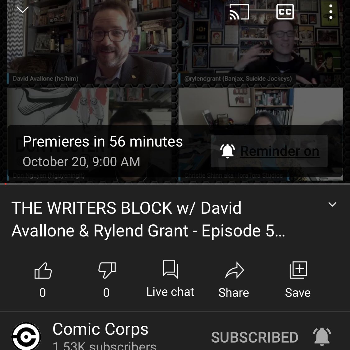 HoraToraStudios's tweet photo. This show is lit! Join us as two writers vs us artists writing. Look at how many steps it takes to get there! @nguyeningit @rylendgrant @DAvallone
@IAmDemonBitch #comiccorps
https://t.co/voHIR7gGY5 https://t.co/RFqfmZ9H55