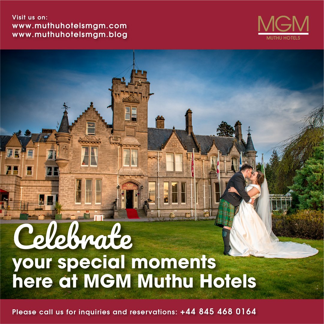 Happily ever after begins at Muthu Newton Hotel, Nairn! Say YES ♥️at this stunning hotel with sea view suites, newly refurbished rooms, chapel and dine at our Chaplin restaurant. Call us today to enquire and book! weddings@muthuhotelsmgm.com muthuhotelsmgm.com