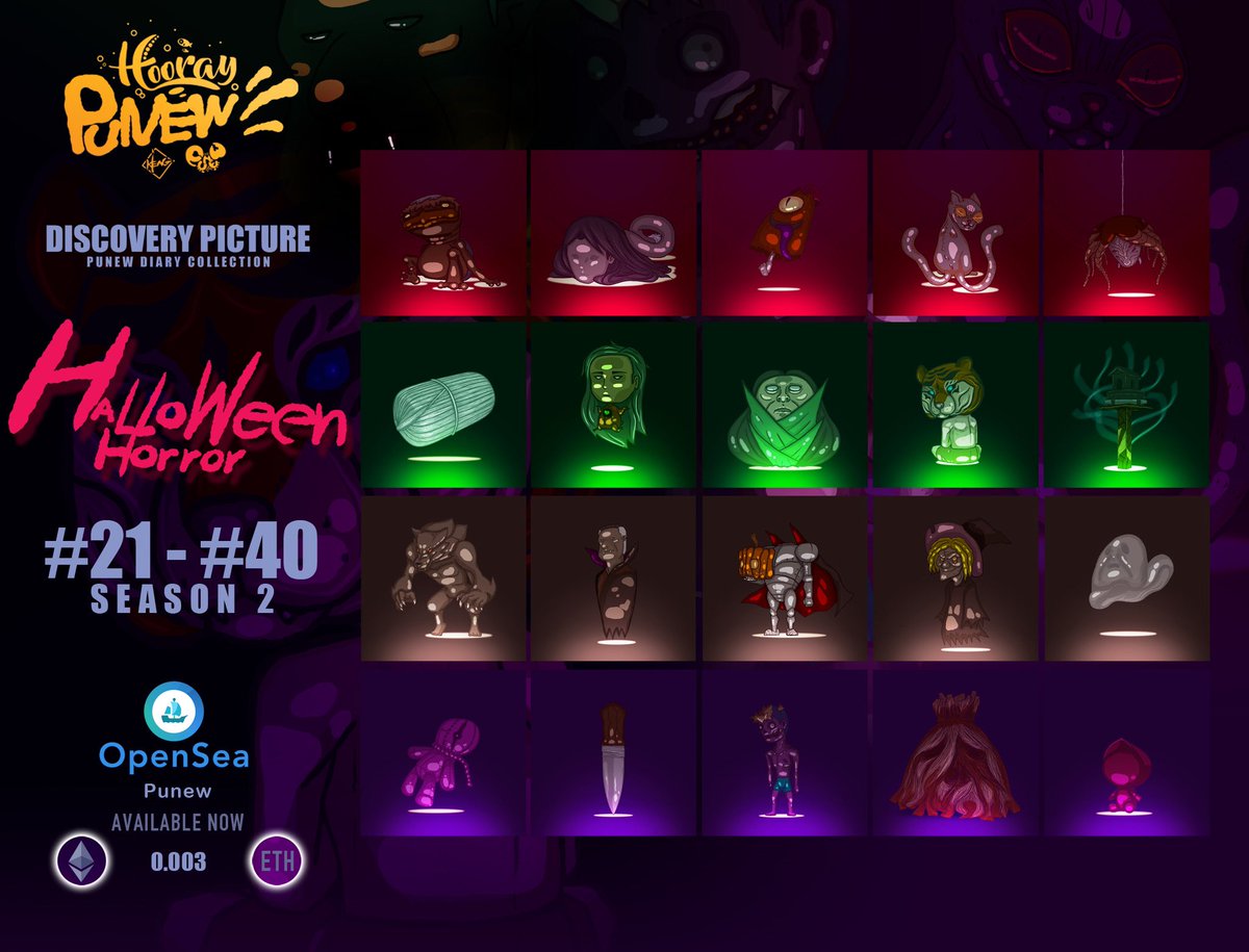 KiengPunew's tweet photo. 🎃👻 New Drop 👻🎃
       -- Punew SS.2 --
....Discovery Picture.... 
.....Halloween Horror.....
😱I've discovered something strange.
It’s now at opensea —> 
https://t.co/4Pk3KfkeBP 
#NFTs #NFTCommunity #NFTTHAILAND #Nftdrop #kiengpunew #Marketplace #nftcollector #NFTJapan https://t.co/aXCTp6vHVw