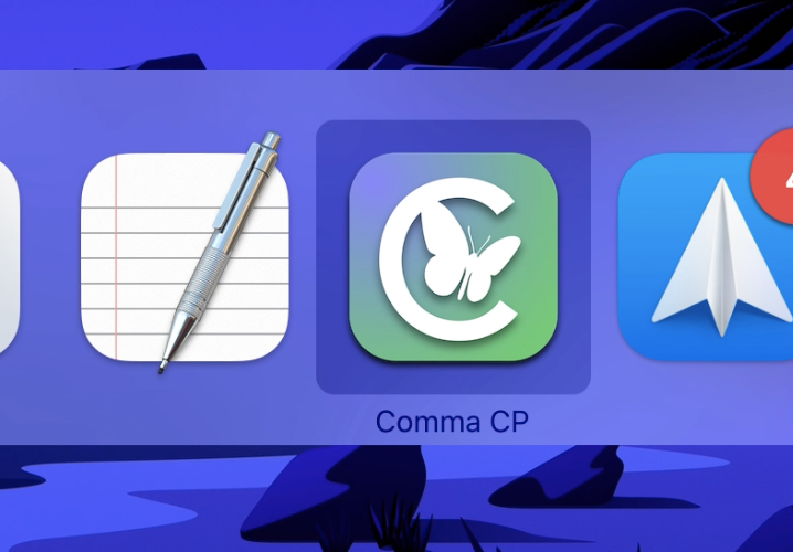 atroxaper's tweet photo. I like CommaIDE (https://t.co/KEFwIGBZqG) the IDE for Raku Programming Language. The only the app icon confuses me in MacOS. So, I made a custom one: https://t.co/70biSyPrRL
#rakulang #commaide https://t.co/zPt4jqsbIT