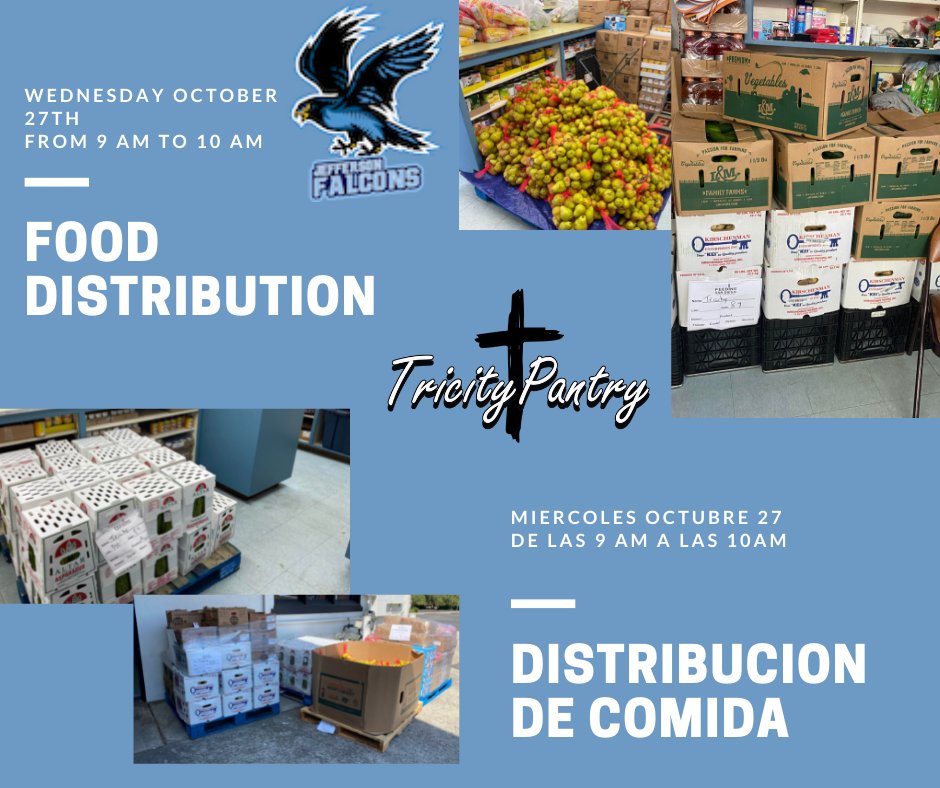 JeffersonMS (@jeffersonms823) on Twitter photo Jefferson MS hosting Tricity Pantry Food Distribution on Wednesday, October 27th at 9:00am in front of the school. Spread the word. <a href="/FBalanon/">Frank Balanon</a> @OsideUSD Jefferson MS hosting Tricity Pantry Food Distribution on Wednesday, October 27th at 9:00am in front of the school. Spread the word. <a href="/FBalanon/">Frank Balanon</a> @OsideUSD