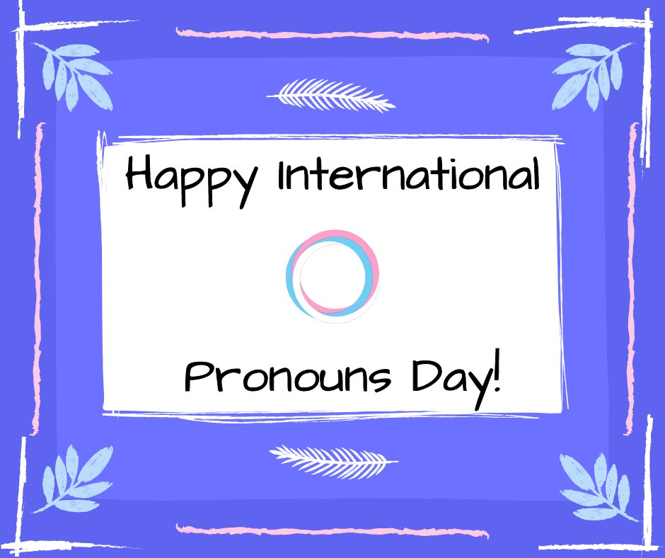 GuildTrans's tweet image. Today is International Pronouns Day - check out my Facebook post to find out more!
facebook.com/trans.officer/…