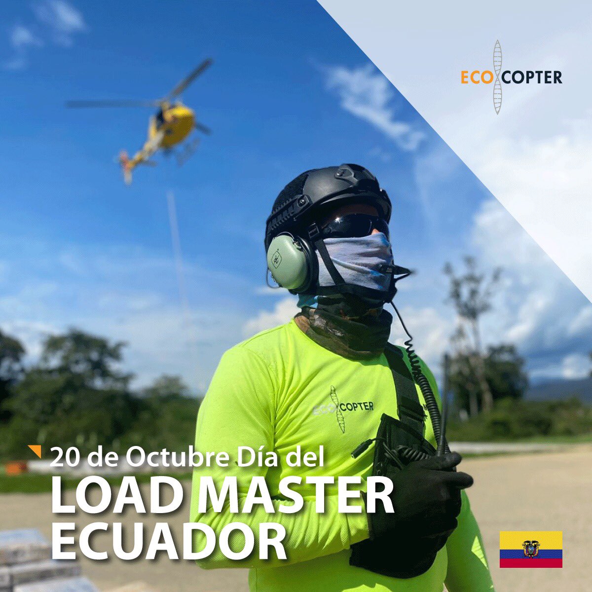 #DíaDelLoadMaster | Hacemos un reconocimiento al trabajo realizado en el área de logística por los LoadMaster de helicópteros, su labor es de gran importancia para brindar un servicio seguro y de calidad.  

Éxito en las labores realizadas, junto a ustedes hacemos un gran equipo.