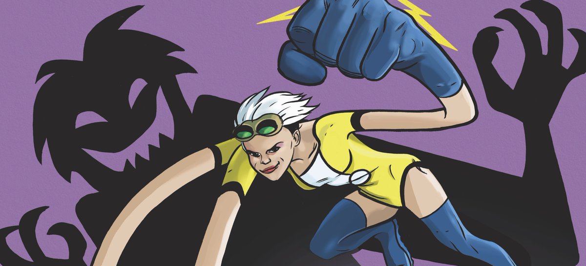 RandomJeffSmith's tweet image. Head on over to Kickstarter for IMPOSSIBLE 2B: IMPOSSIBLE JONES &amp;amp; CAPTAIN LIGHTNING TEAM-UP!