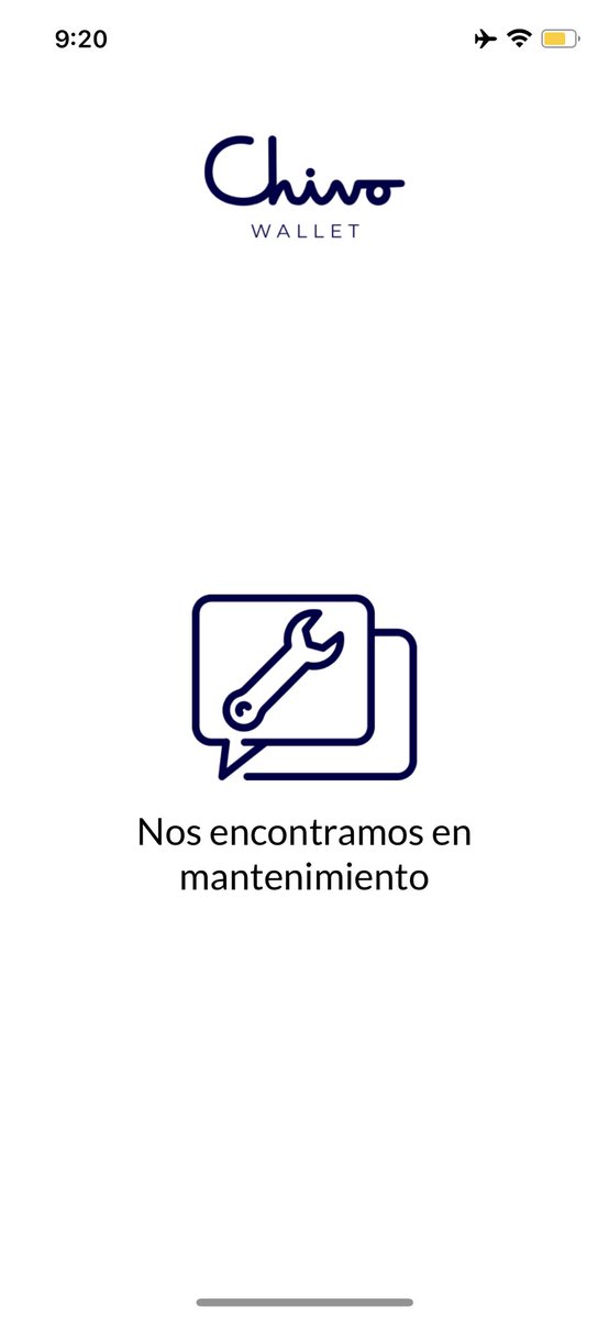 #chivowallet es una pena que estén en reparación constantemente con su app. Contraten un buen grupo de programadores de una vez por todas…