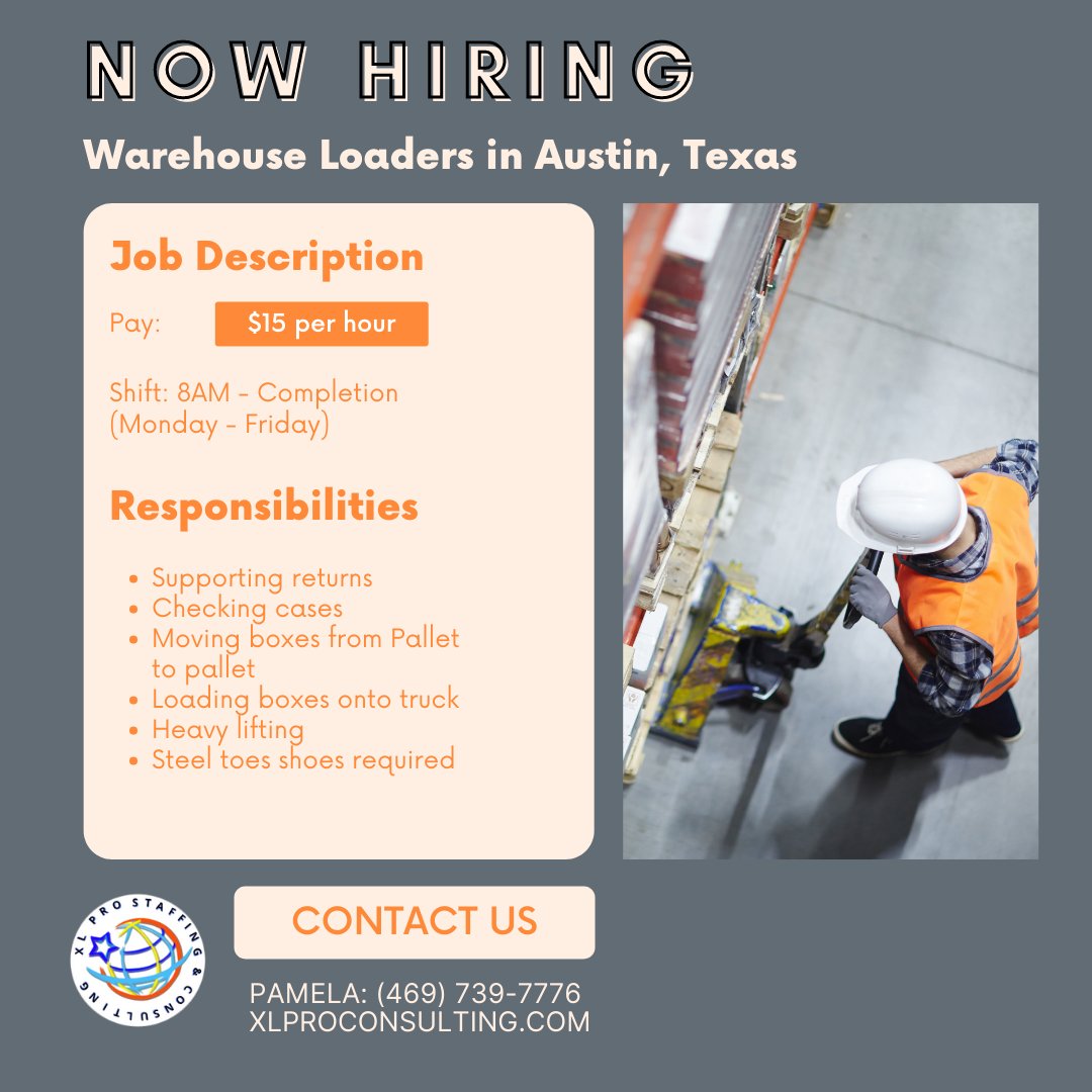 XL Pro Staffing & Consulting on Twitter "CHECK OUT OUR NEWEST JOBS IN
