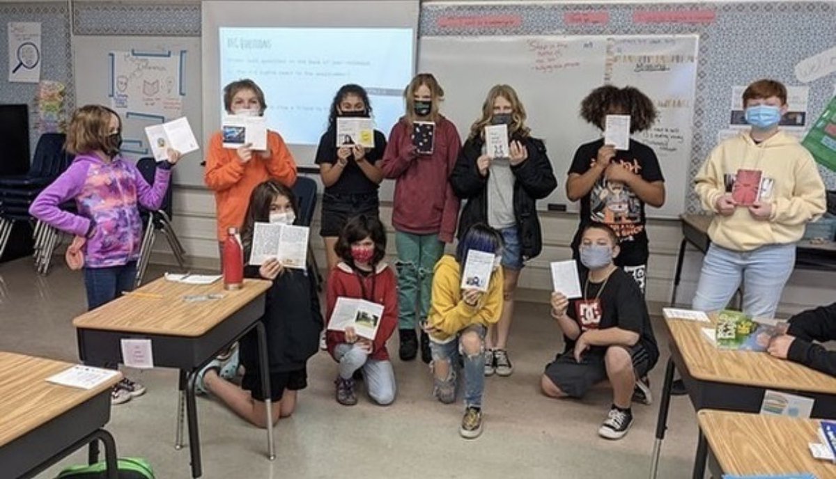 MSD549C's tweet image. Mrs, Gerlitz’s 5th grade class at #WilsonElementary published their own books using @BookCreatorApp! How cool is that?! What a powerful way for our Ss to demonstrate learning! #MSDlearns