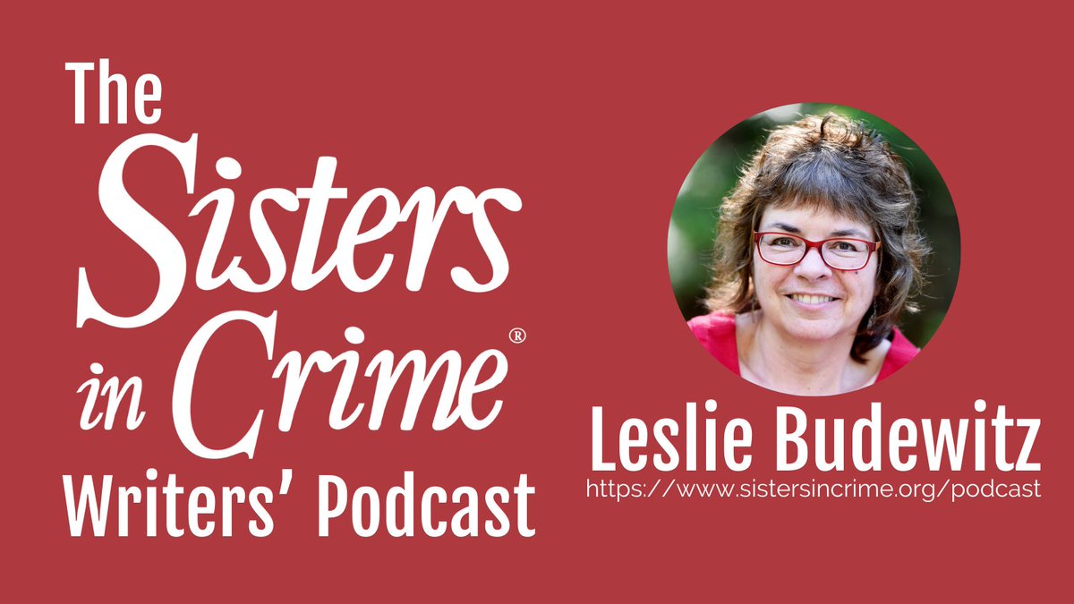 SINCnational's tweet image. NEW EPISODE!!!
Meet three-time Agatha Award winner @LeslieBudewitz in a terrific sit-down with our ED, @JulieHennrikus in this week&apos;s #SinC Writers&apos; Podcast!
Check it out where you get your podcasts, or right here:
sistersincrime.org/podcast