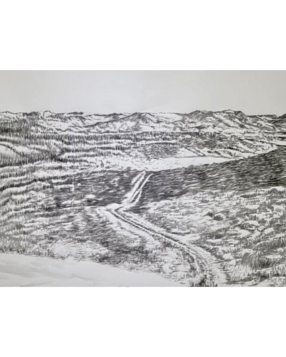 trinebumiller's tweet photo. Thank you to @kimsundoo for going to see the exhibition and for these fantastic photos! The 2021 Jeonnam International Sumuk Biennale continues through Oct 31, if you happen to be in Mokpo, South Korea before then! Four large ink walk paintings on paper, each 79x55” #sumuk #art https://t.co/O4oaLSE14Z