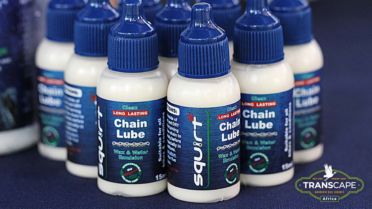 TranscapeMTB's tweet image. Tried and tested by the world’s best mountain bike teams, @Squirtlube_SA will ensure our riders' bicycles are clean and protected. Race week is 12 to 18 February 2022 — enter now ▶️ transcapemtb.co.za

#TransCape #SquirtCyclingProducts #ApplyPerformance