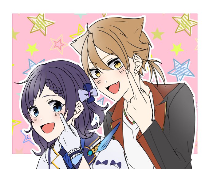 微笑のtwitterイラスト検索結果