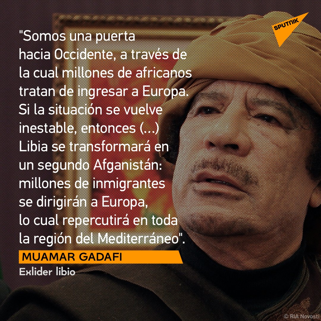 El 20 de octubre de 2011 era asesinado el líder libio Muamar el Gadafi.  Tras 10 años, Libia sigue sumida en el caos y sus profecías se han cumplido  con impresionante exactitud, image size:1080x1080