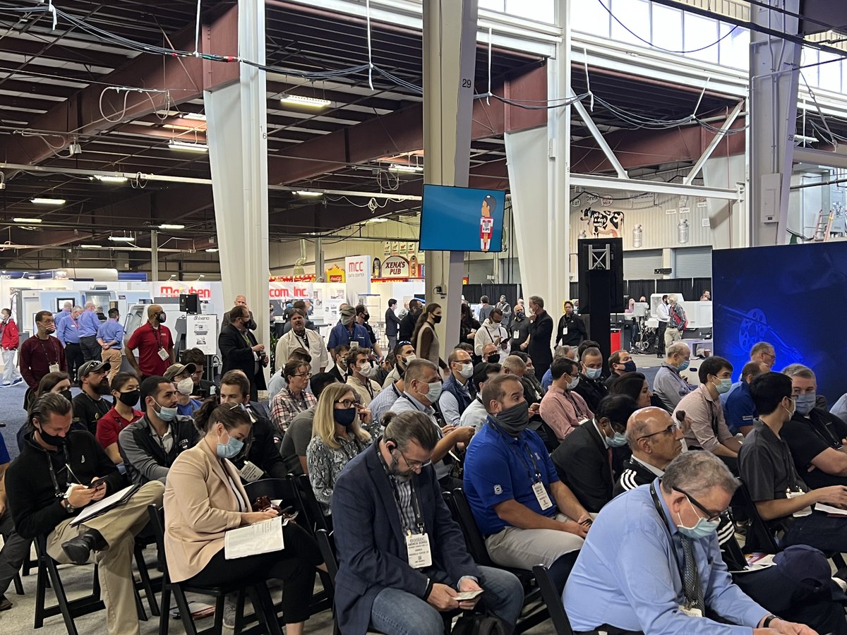 Standing room only for Dr. Biller’s keynote speech at #Eastec2021