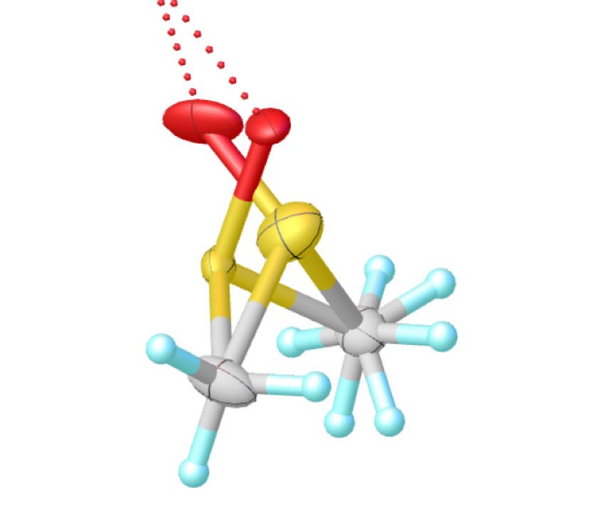 scienceisaverb2's tweet photo. This is the first time I’ve successfully modelled disorder! Just a wee DMSO molecule making my life hell. Thank you @Olex2 🙏🏻♥️ fully expecting a crystallographic ref to tear it apart 🤷🏻‍♀️ #RealTimeChem #chemtwitter #phdchat https://t.co/lTtOawyXTu