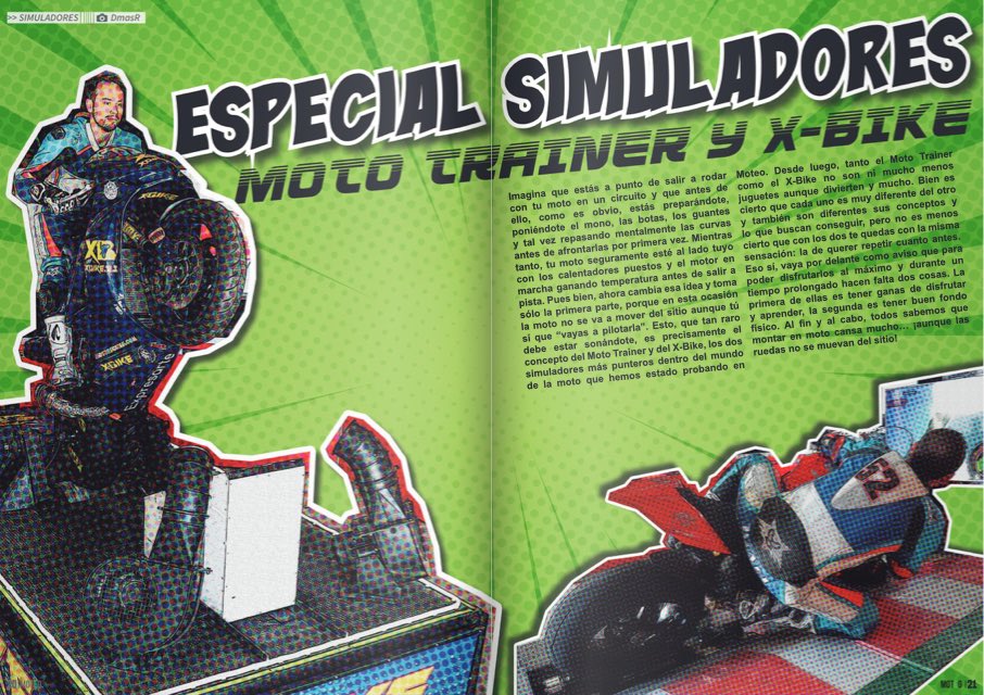 Ya ha salido el nuevo número de la revista <a href="/moteo_es/">Moteo</a> donde encontraréis un repor de nuestros simuladores… el <a href="/SimuladorXBike/">Xbike</a> de caballitos y el #MotoTrainer oficial de MotoGP‼️ Tenéis enlaces en mi web emiliozamora.com

#simuladoresmoto #xbike #simulador #simuladormoto