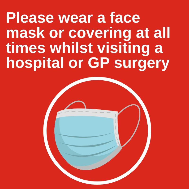 nhswestessex's tweet photo. To protect patients, visitors and staff, please continue to wear a mask or face covering whilst visiting The Princess Alexandra Hospital NHS Trust and your local GP surgery #stopthespread #keepcovidincheck https://t.co/7XCdxKsTFB