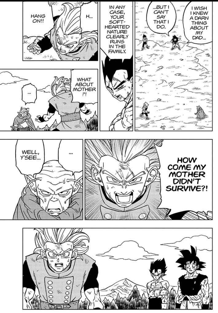 msgfrfatpikachu's tweet photo. Used to think Vegeta was the biggest drama queen but Granolah is cutting it close #DragonBallSuper #DBS #DB77 https://t.co/Q4cxnw3pMo
