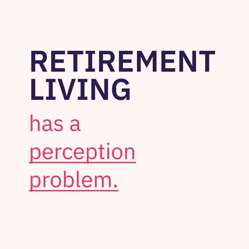 freestyleint's tweet photo. Retirement doesn't resonate with everyone. 
Retirement living even less so. 

Here's why and what to do about it to connect with customers and make retirement living more desirable.

Download the read here: https://t.co/aNVZj2q4Cf