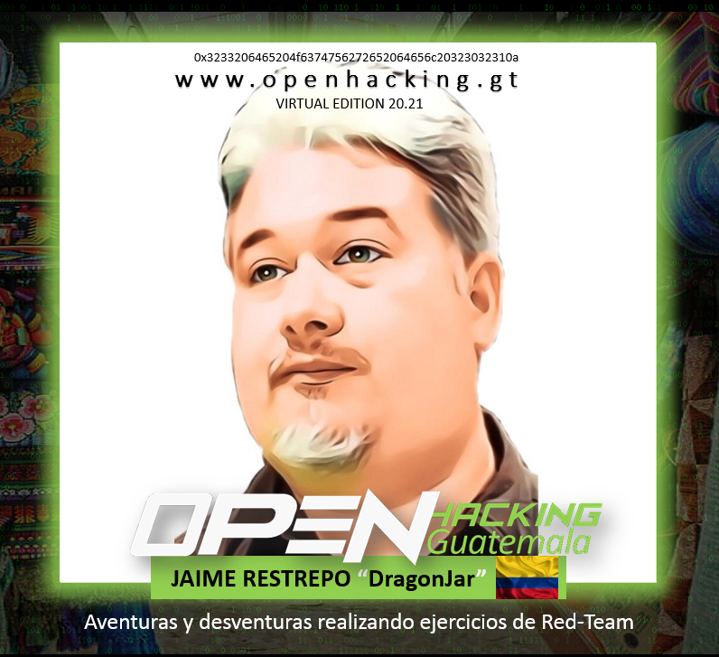 jrleonett's tweet photo. OPEN HACKING GUATEMALA - https://t.co/01Q5A9zkti
------------------------------------
Un evento virtual, y GRATUITO. Regístrate y participa. Te esperamos!
#openhackinggt #openhacking #hackingguatemala #guatemala #hackingetico @jaim https://t.co/XO7wEzocp1