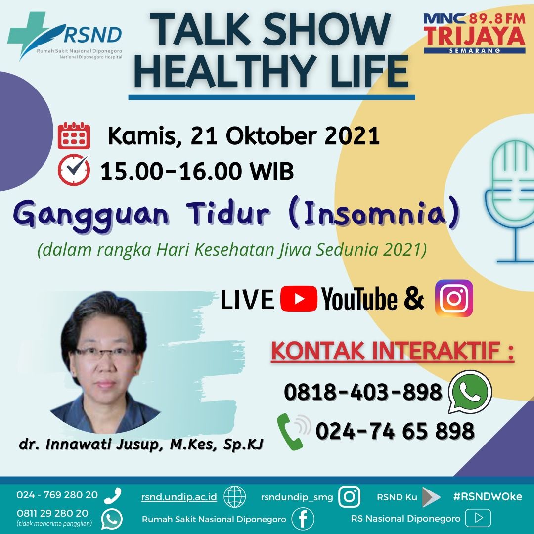 dendyganda's tweet photo. yang punya problem susah tidur malam, nihh ada ruang konsultasinya brg pakarnya dari @RSND_Undip  #trijayahealthylife https://t.co/J1KwgsEEE9