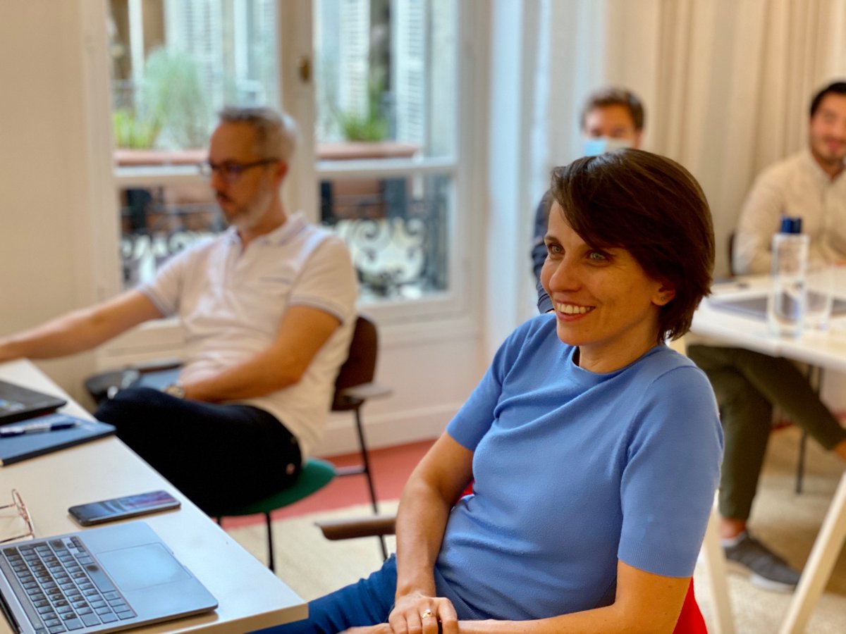 VanessaChocteau's tweet photo. #StartupersDay | Merci aux #startups de la promo 2021 #FrenchIoT pour leur attention et dynamisme tout au long de la journée🤗@MusicCareNews @_myCharlotte @FoxarFR @AppCorneille @Commune_opp @tinycoaching @IPaidThat @welco_io #PimpUp #iVirtual
@GroupeLaPoste https://t.co/qbMiy8LL5b