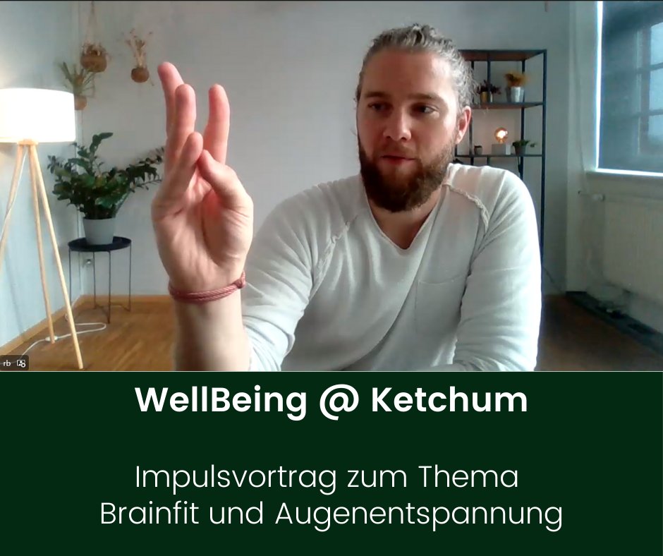 KetchumGER's tweet photo. Egal ob Homeoffice oder Büro – wir schauen ziemlich viele Stunden auf unsere Bildschirme. Um fit zu bleiben, gab es gestern ein Seminar zum Thema #Brainfit und #Augenentspannung. Das hat nicht nur Spaß gemacht, sondern auch unsere Koordination und Motorik gestärkt  #ketchumcares https://t.co/5v6Ilno8X7