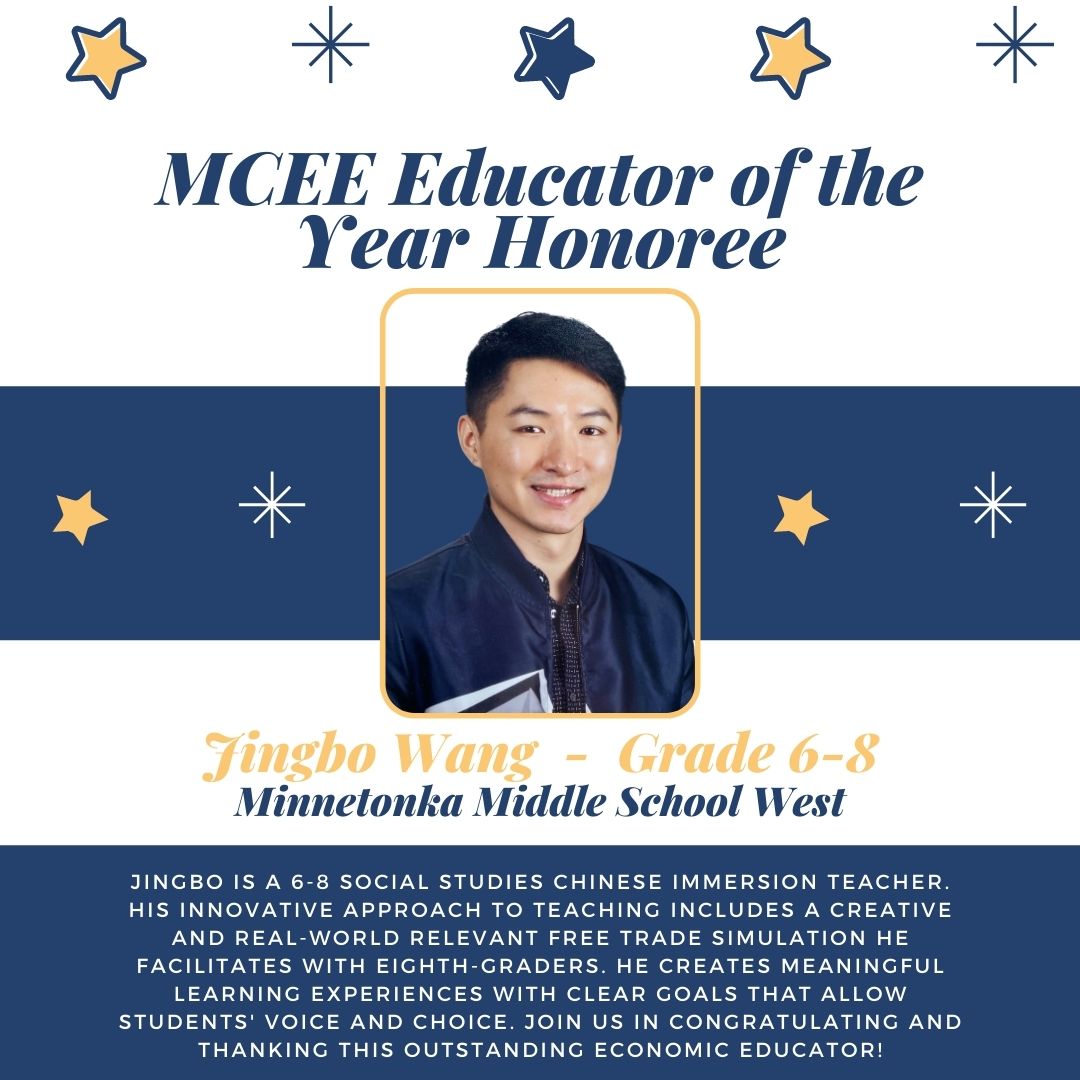 Join us in congratulating and thanking this outstanding economic educator! #EconEdMonth