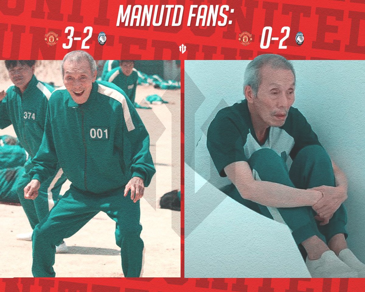 hosein_graphics's tweet photo. Manchester United Fans:
😂🚀
➖➖➖➖➖➖➖➖➖➖➖
#MUNATA #ucl #ChampionsLeague #meme #SquidGames #ManchesterUnitedatalanta https://t.co/dg8CRnqsD8