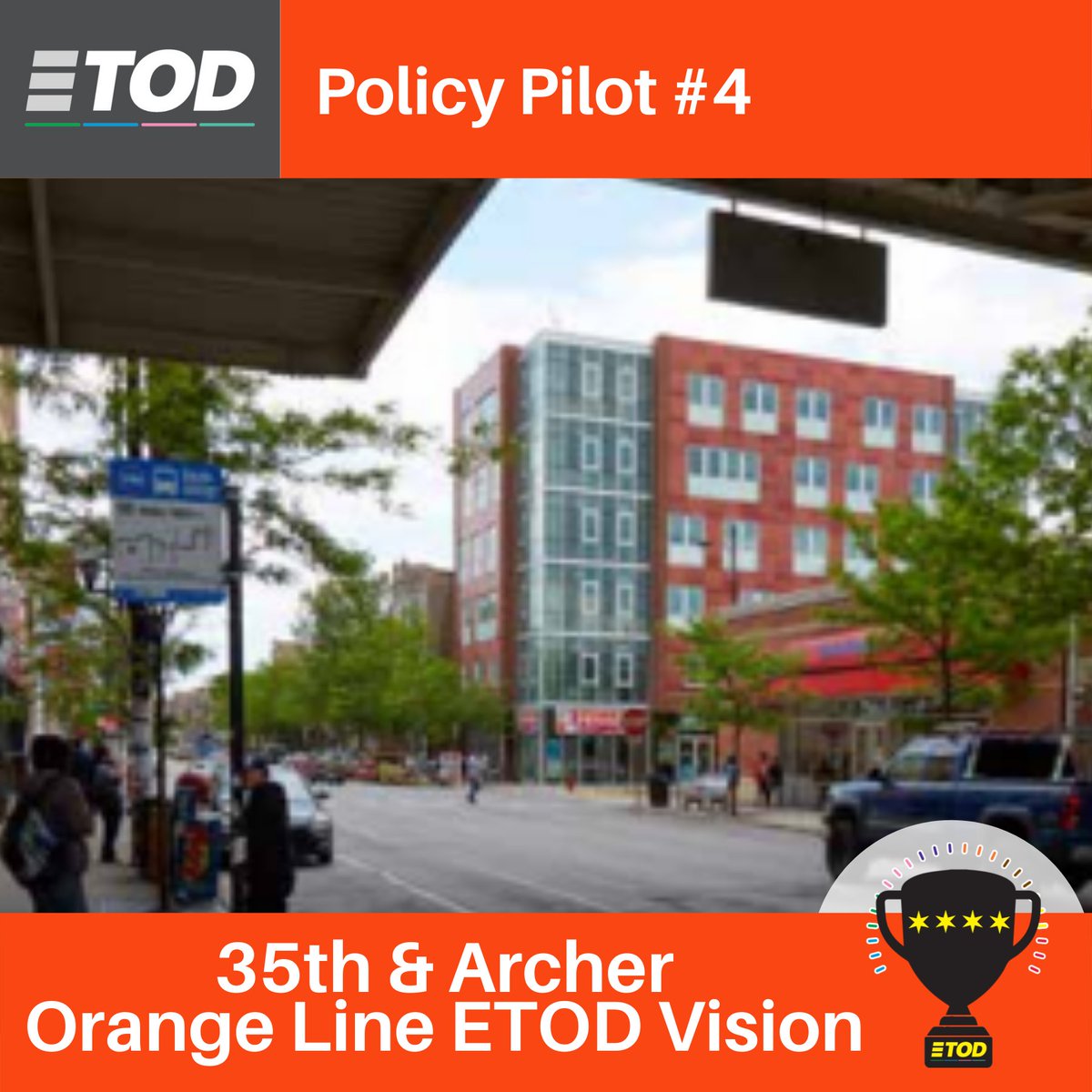 The 35th &amp; Archer Orange Line ETOD Vision pilot will address #AffordableHousing and #walkability in the #McKinleyParkChicago neighborhood. In addition to housing, the envisioned development will also have business space. <a href="/MPDC_Chicago/">McKinley Park Development Council</a> is the project sponsor. #ETOD