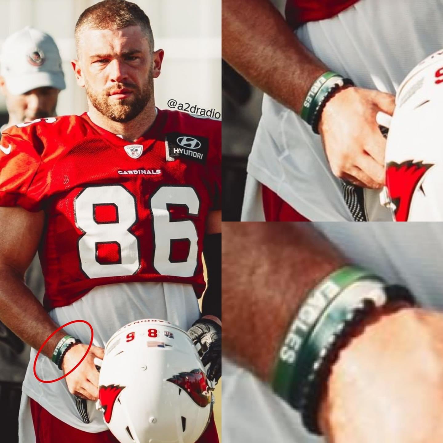 Eagles Nation on X: 'Zach Ertz was wearing an “EAGLES” wristband