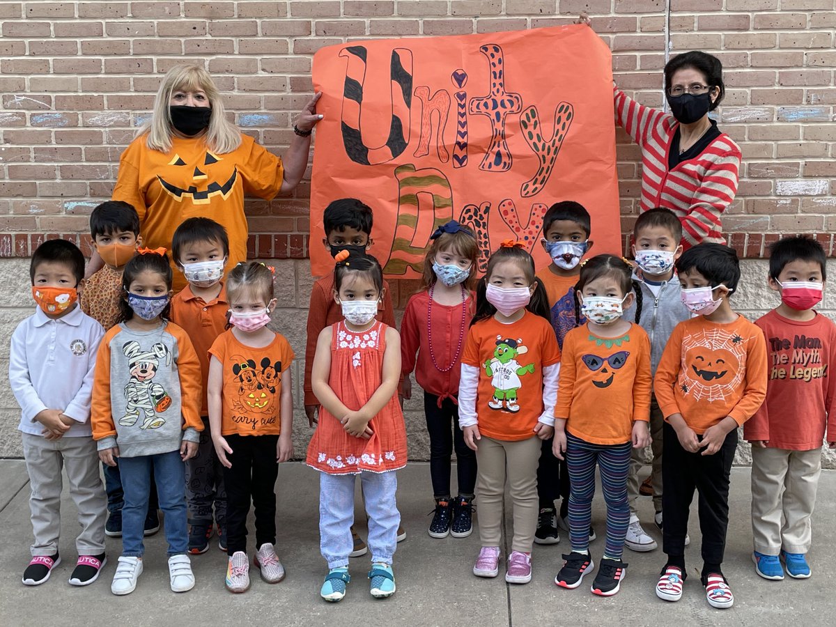 HonorRollSchool's tweet photo. Unity Day at THRS!  Everyone is wearing orange! https://t.co/zr7qolWRUs