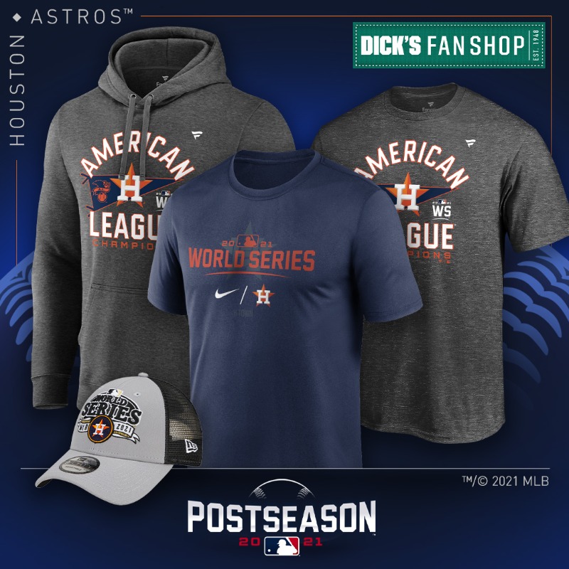 DICK'S Sporting Goods on X: Keep on shining, Houston. Celebrate with free  shipping on official Houston Astros™ fan gear for the final series at  DICK'S Sporting Goods. / X