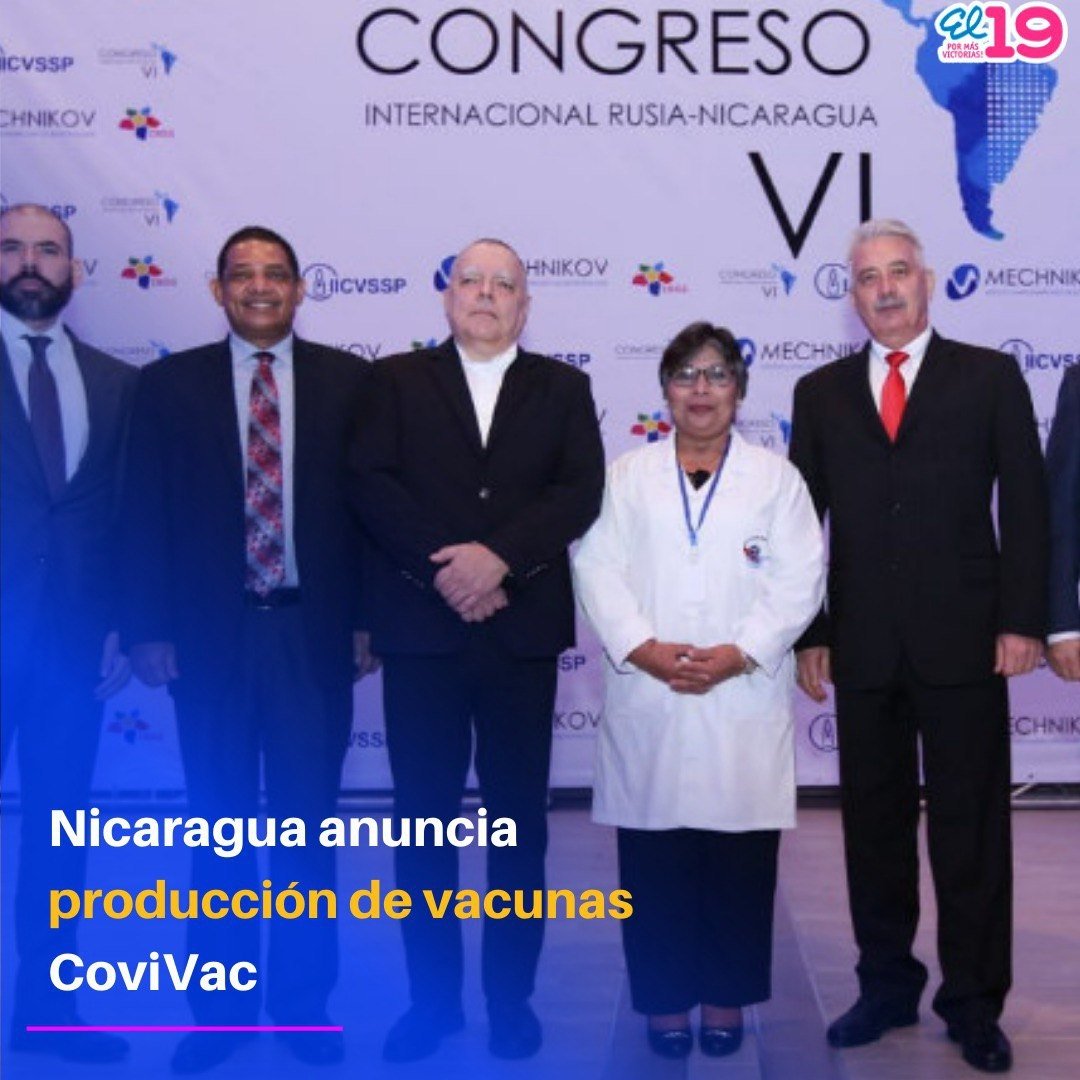 #Nicaragua será el primer país de centroamerica que producirá la Vacuna CoviVac contra el coronavirus, gracias a la gestión de nuestro buen gobierno #UnidadParaLaProsperidad #TodosJuntosVamosAdelante #ConDanielEnLa2 #LeonRevolucion 
#SiproesUnanLeon