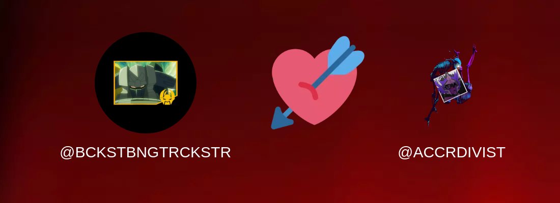 My Twitter Crush is: @ACCRDIVIST

Find yours at funallaround.me/twittercrush

⠀